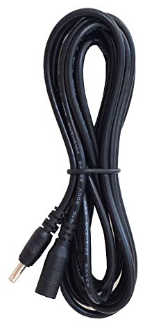 AsanWise DC Power Extension Cable - 5V Female to Male Adapter, 1m - Black, Suitable for DC Power Adapter, CCTV Wireless IP Camera