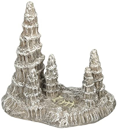 Aqua Della, Dekoration für Aquarium, Riesengestein XXL - 39 x 21 x 30 cm grau, in Polyesterharz, ungiftiger und neutraler pH -Wert, geeignet für Aquarium frisch und gesalzenes Wasser