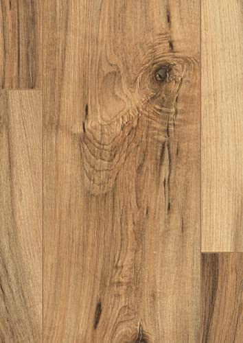 EGGER Muster Home Laminatboden Aqua+ EHL075 Perganti Nussbaum braun (297mmx210mm) | Wasserresistent & feuchtraumgeeignet