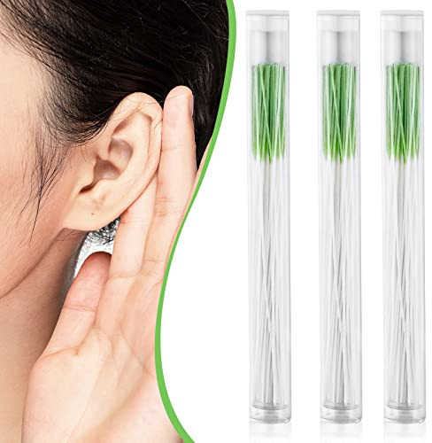 Ear Piercing Cleaner, Disposable Piercing Aftercare - Odor Removal Cleaning Tool (180 Pieces, Green)