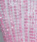 FlavorThings 34 Stränge Kristallperlen-Vorhang für Tür, Raumteiler, Party, Hochzeit, Mädchen, Kinder-/Schlafzimmer-Deko, Diamantschliff, Perlenvorhang (schillerndes Pink, 91 x 183 cm)