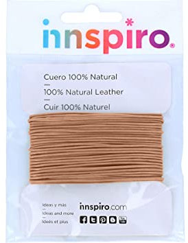 INNSPIRO Cordon en Cuir Naturel de 1,0 mm. 5 m 230600