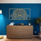ESTART Großes Lotus-Blume-Metall-Wanddeko 3-teiliges Set, Religion Glaube Mandala Heimwanddekoration für Wohnzimmer chlafzimmer Büro und Yoga-Raum