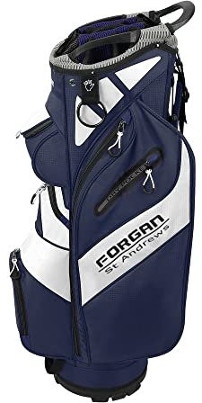 Forgan of St Andrews F-Series Deluxe Cart/Trolley Bag, Blue/White