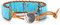 Dochais Chakra Armband - Naturstein, Verstellbar, 7 Chakren Glücksarmband, Boho Handgefertigt für Damen, Frauen, Männer (Blau)