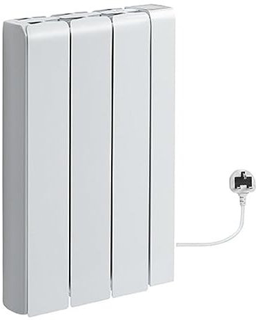 Milano Tuc 700W White UK Plug Ceramic Core WiFi Smart Electric Heater - 570mm x 354mm