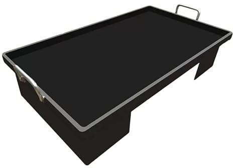 SanGin Teppanyaki Plate, Barbecue Iron Plate, Commercial Teppanyaki Equipment, Even Heating, Equal Height on All Sides, No Oil Leakage,60CM