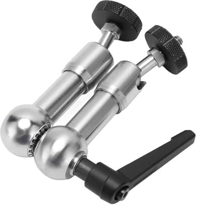 Adjustable Articulating Friction Arm, with 1/4 Inch Screws, Convenient Knob Control, 360 Degree Universal Adjustment, for HD Monitors, Tripods, Camera Cages (7in)
