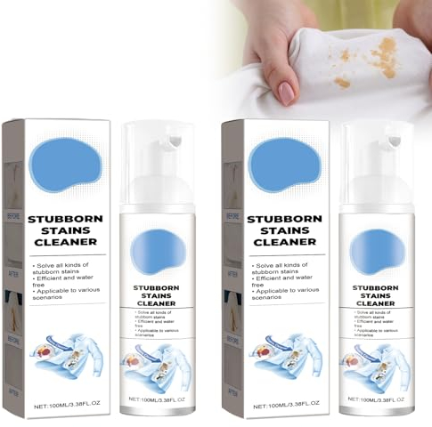 Spray Limpiador De Limpieza En Seco, Limpiador de Ropa de Espuma Espuma de Limpieza en Seco Limpiador de espuma para lavandería para Limpiar Ropa Zapatos Sofás y Coches, 2pcs