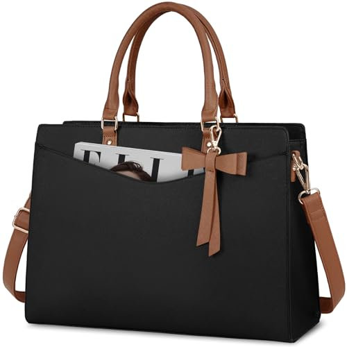 Dakuly Handtasche Damen Shopper Tasche Damen Groß Laptoptasche 15,6 Zoll Arbeitstasche Business Taschen Umhängetasche Aktentasche Wasserdicht