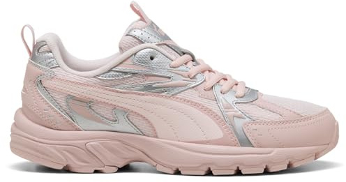 PUMA Mixte Milenio Tech Basket, Fleur de Jasmin Brume Mauve Argent, 43 EU