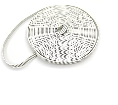 Synchron-Zahnriemen-Zahnriemen PU HTD 3 M 6 mm 10 mm 15 mm PU mit Stahlkern Zahnriemen HTD 3 M Weiß Farbe HTD 3 M Offener Zahnriemen 6 10 15 mm für 3D-Drucker
