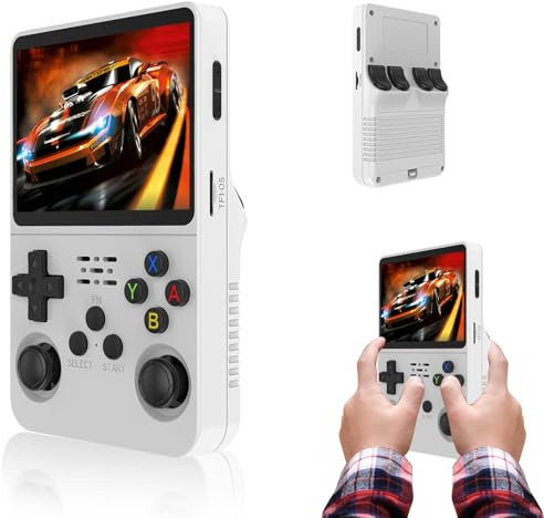 R36S - Consola de juegos retro de mano, consola de juegos retro integrada más de 15000 juegos, pantalla IPS de 3.5 pulgadas, juegos de bolsillo clásicos de arcade, consola de juegos portátil retro con
