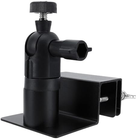 Generic Gutter Mounting Bracket for Outdoor Use with Flexible Design for Chicken Coops and Trailers , Black