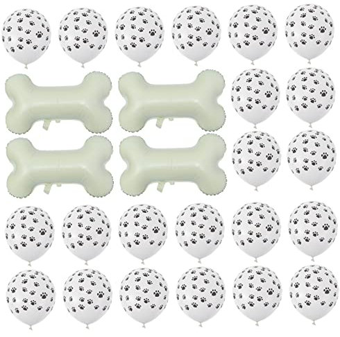 UPKOCH 47-teiliges Hundepfoten-ballon-set Tier-geburtstagsdekorationen Sicher in Der Anwendung Einzigartiges Design Feine Handwerkskunst