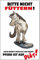 mrdeco Blechschild 30x40cm gewölbt Bitte Nicht füttern Diät Pferd Weide Stall Schild