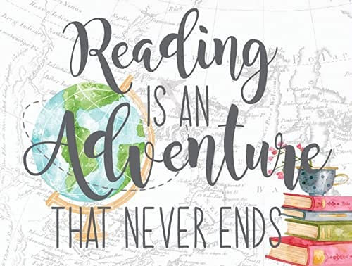 Classroom Decor Classroom Inspiration Sign World Map Adventure Themed Classroom Door Hanger Map Themed Class Library Decor Reading Sign Metal Signs Duml;brvbar;cor 12x8 Inch