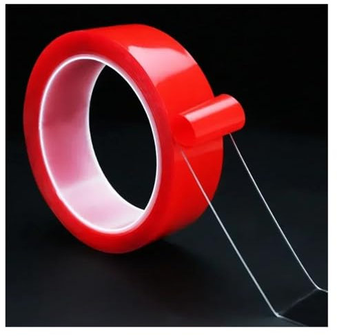 LZZYFPX Double Sided Tape Clear Waterproof Heavy Duty Glue Removable No Traces Adhesive Mounting Tapes Home Car Stickers(3Meters- (1rolls),5mm)