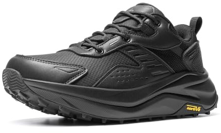 NORTIV 8 Men's Wide Toe Box Waterproof Hiking Shoes | Lightweight Comfortable Low Drop Hiking Shoes for Travel Hiking Outdoor Walking Trekking Camping Summer Vacation