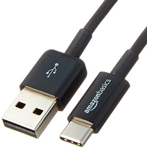 Amazon Basics USB-C to USB-A 2.0 Fast Charger Cable, 480Mbps Speed, USB-IF Certified, for Apple iPhone 16/15, iPad, Samsung Galaxy, Tablets, Laptops, Pack of 5, 0.9 m, Black
