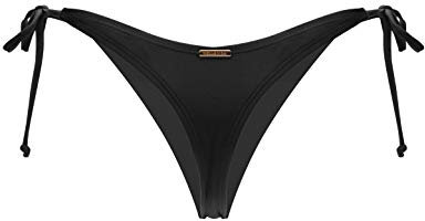 RELLECIGA Damen-Bikinihose, Schwarz, S