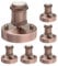 ledscom.de 6 Stück Deckenleuchte/Lampenfassung RETRA, bronze matt, 1x E27 max. 60W