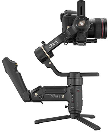 ZHIYUN Zhishen Technology - Stabilizzatore fotocamera reflex/mirrorless Crane 3S PRO, 3 assi, alluminio, nero