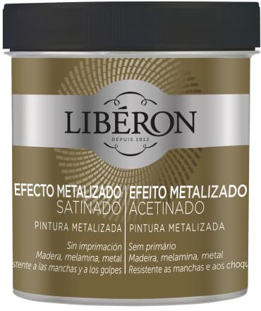 Liberon Efecto Metalizado plata satinado 500ml