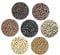 500pcs Micro Rings Silicone Lined 4.0mm Micro Rings Links Beads for Hair Extensions (Brown)