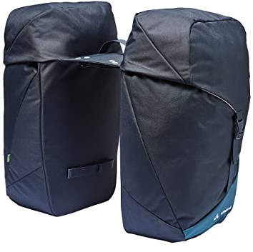 VAUDE TwinRoadster - Doppel-Hinterradtasche fürs Fahrrad mit 52 Liter - inkl. Regenhülle