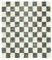 RugVista Chessie Teppich - Grün/Naturweiß Teppich 200x200 Moderner, Quadratisch Teppich