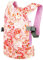 Aolso Babypuppentrage, Puppentrage Puppen Kinder Puppenwagen, Rückentrage mit verstellbaren Trägern für Babys, Puppezubehör für 14-18 Zoll Puppengurt, Tragepuppenzubehör für Kinder (Rosa-Baumwolle)