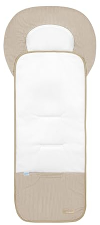 Odenwälder BabyNest Babycool-Auflage Kinderwagen, Buggy I Funktionsitzauflage für Sommer & Winter waschbar I Atmungsaktive Sitzeinlage waschbar I Sitzauflage