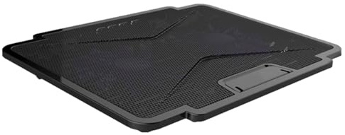 Pitadue Raffreddamento del computer portatile Raffreddatori per Notebook Gaming Fan Stand stabile Dispositivi di raffreddamento da gioco regolabili con 2 porte USB Accessori per notebook