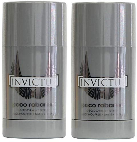 Paco Rabanne Invictus Deodorant Stick for Men 75 ml 2 Pack
