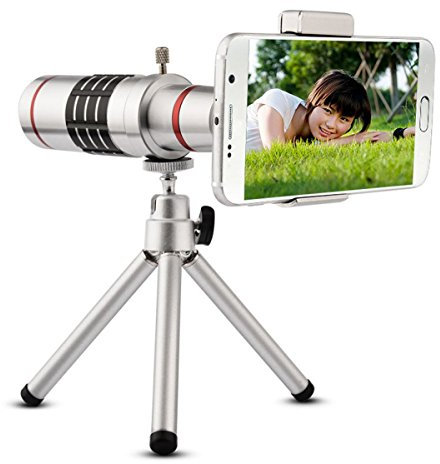 Tutoy Universal 18X Zoom Phone Telescope Telephoto Camera Lens + Tripod iPhone Android