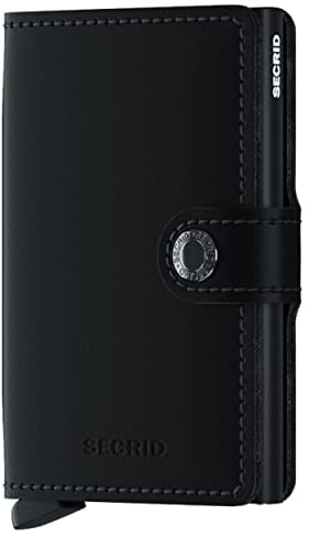 Secrid Unisex Miniwallet Reisezubehör-Kartenhalter im Umschlagformat, Black