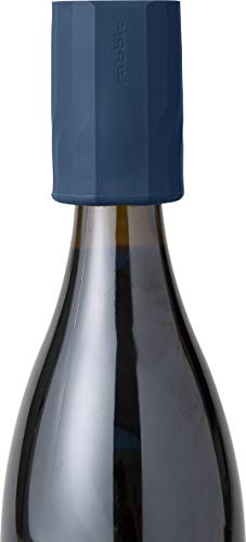 Rabbit Pinch Wine Bottle Stopper and Foil Cutter, Navy