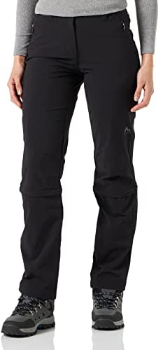 McKINLEY Damen Mandorak Abzipphose, Black, 38
