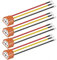 Gebildet 4pcs 12V-24V H4 HB2 9003 Céramique Prise Femelle pour Connecteur de Phare, 3Pin Phare Douille de Voiture, Auto Support de Ampoule Céramique H4, Kit de Conversion de Faisceau de Câblage
