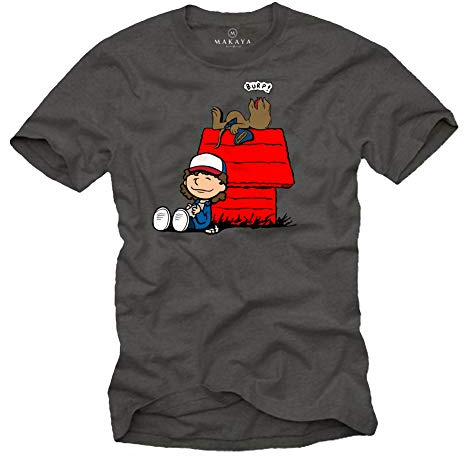 MAKAYA T-Shirt Herren - Dustin Demodog Nougat Things
