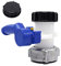 CABINA HOME IBC Wassertank Adapter Universal Klappenhahn Wassertank Schlauchanschluss Auslaufhahn Adapter Für Wassertank Ablasshahn,Regentonne,Kanister,Container (75mm)