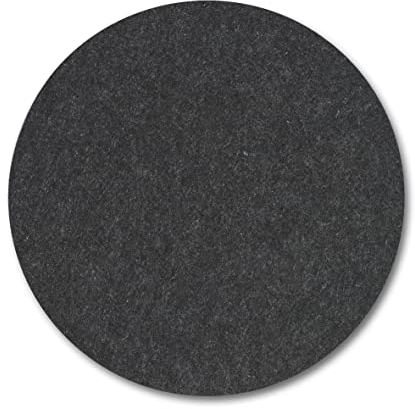 Zeller 27047 Platzset, Filz, anthrazit, ca. Ø 38 cm