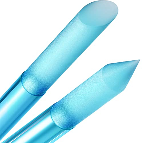 Glas Nagelhautschieber Nagelfeile – Manikürestäbchen, Professionelle Präzisionsfeile Hautschieber für Nagelhaut, Schleifoberfläche nutzt sich nie ab, echte tschechische Qualität von Gladzy