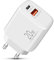 Cargador USB C, 2-Puerto 20W Adaptador Tipo C para iPhone 16/16 Pro MAX Plus 15 14 13 12 11 X XS SE Mini 16e, iPad, AirPods, Galaxy, Pixel, USBC Enchufe Rapido Carga Rapida Cabezal USB-A/C Corriente