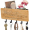 personnalisé Range clé Mural Porte-courrier avec 5 Crochets Porte clé avec Surface de Rangement pour mémos Lettres Prospectus pour Entrées Cuisine et Couloir