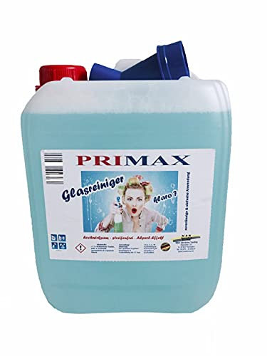 Primax Glasreiniger als Hygiene-Profi für alle Flächen, Spiegel & Kacheln im ganzen Haus. Anwendungsfertig für eine streifenfreie Wohnung, Spar-Packung