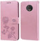 PKQTOP Hülle für Motorola Moto G6 Handyhülle,Klappbar Tasche Case,Standfunktion,Kartenfach,Silikon Bumper,Stoßfeste Schutzhülle Cover für Moto G6(5.7)