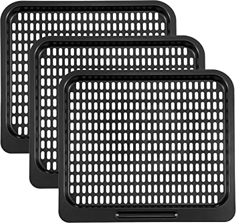 Kochtablett für Instant Vortex Plus 10 Quart Luftfritteuse, 3 Stück Ersatzteile für Innsky 10,6 Qt Ofen, Nonstic Kochgestell, Air Fryer Ersatzteile und Zubehör
