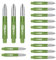 CyeeLife Dart Schäfte 15 Stück 35mm Grün 2BA Dartpfeile shafts